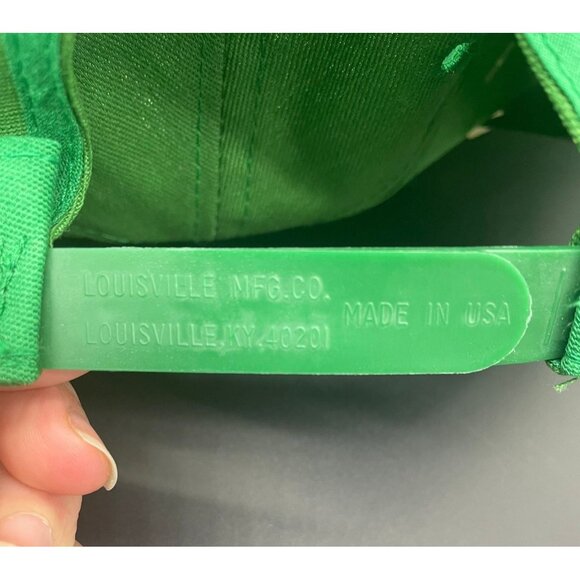 Vintage John Deere Snapback Hat Cap Stubblefield Implement Alton MO Green Patch - Picture 7 of 10